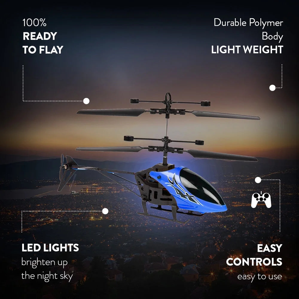 Glow in the Dark Hornet 2CH Mini IR RTF Electric RC Helicopter