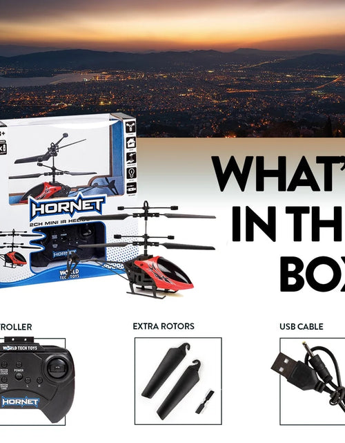 Load image into Gallery viewer, Glow in the Dark Hornet 2CH Mini IR RTF Electric RC Helicopter
