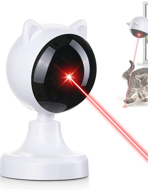 Load image into Gallery viewer, Automatic Cat Laser Toys, Interactive Laser Cat Toys for Indoor Cats/Kitty/Dogs, Cat Laser Toy Automatic White
